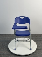Chaise de conférence pliable en plastique avec tablette de bras d'écriture pour l'école, l'université et le salon des étudiants Vente en gros moderne