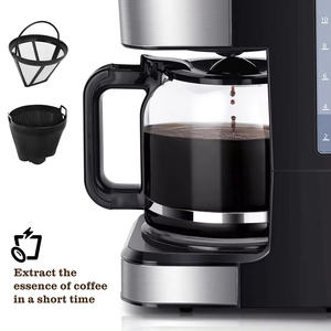 Cafetière goutte à goutte domestique 900W à commande numérique avec réservoir d'eau de 1,8 L - Product Image 4