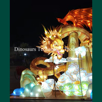 Handgefertigte chinesische Drachenlaterne für Festivals zum Verkauf oder mythologische Tier-Laternen-Ausstellungen für Freizeitparks