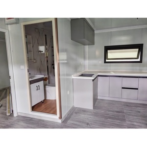 Trung Quốc chi phí thấp đúc sẵn di động có thể gập lại Modular 20ft giá rẻ Modular prefab Tiny nhà gấp container nhà văn phòng - Product Image 4