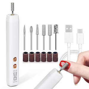 Perceuse à ongles rechargeable 20000 tr/min, machine de polissage électrique pour le retrait du vernis gel et les fournitures de manucure - Product Image 1