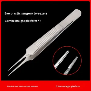 Strumento Dentato a Piattaforma Dritta di Classe I, Strumento per Doppia Palpebra, Pinze per Tessuti Adson Russian Debakey - Product Image 6