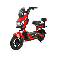 Scooter électrique 48V 500W, pneu à vide de 14 pouces, 2 places, vélo électrique, vélo électrique pour adultes