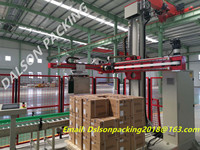 Empileur de caisses en carton, empileur de boîtes, empileur de palettes en carton