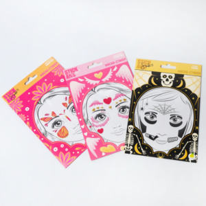 Gli strass glitter per il viso in vinile fanno un adesivo per il viso con cristalli adesivi per gioielli per bambini - Product Image 6