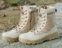 Bottes Tactiques Désert Personnalisées pour Hommes, Imperméables, de Marche et de Combat d'Assaut