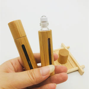 Botella de rodillo de bambú <span class=keywords><strong>para</strong></span> perfume, contenedor de tapa de bambú, desodorante, con <span class=keywords><strong>ventana</strong></span>, 5ml, 10ml - Product Image 6