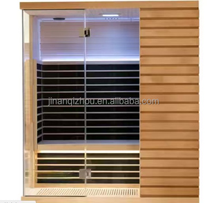 Sala de <span class=keywords><strong>Sauna</strong></span> Seca de Lujo Personalizada para 2 Personas, Infrarrojo Lejano Interior, Fabricante de <span class=keywords><strong>Sauna</strong></span> Médica Tradicional de Espectro Completo - Product Image 6