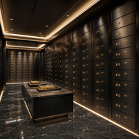 Coffre-fort de banque en acier inoxydable JINGYE, coffre-fort personnalisé pour hôtel, coffre-fort de banque, casier de sécurité, coffre-fort de dépôt