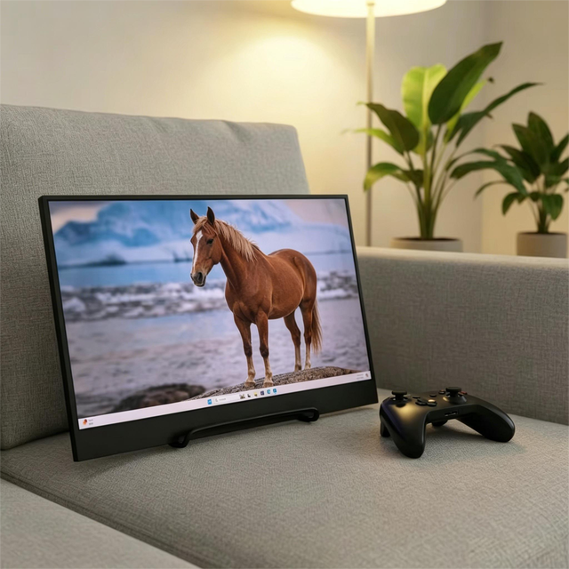 OEM 13.3 Inch OLED Portable Monitor Manufacturer USB C External Display Custom Logo Supplier