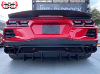 Diffuseur avant et arrière en fibre de carbone pour Chevrolet Corvette C8, kit carrosserie pour pare-chocs avant et arrière