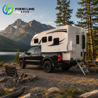 Camper 4x4 Pickup-Camper-Modul für Pickup, Pickup-Camper-Van-Kit, Pop-Zelt-Camper für Pickup-Trucks