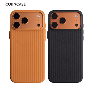 Coques de téléphone portable magnétiques ondulées durables à protection intégrale 360° pour iPhone 17 Pro Max, antichoc avec protection de l'appareil photo et des boutons - Product Image 1