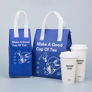 Bolsas de embalaje para hamburguesas con logotipo personalizado, bolsas aisladas para pollo frito, bolsas de embalaje para llevar para tela no tejida - Product Image 5