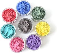 Ensemble de poudres thermochromiques qui changent à 31°C ° Pigment thermosensible DIY C pour l'artisanat, la résine époxy, le nail art et la peinture sur tissu