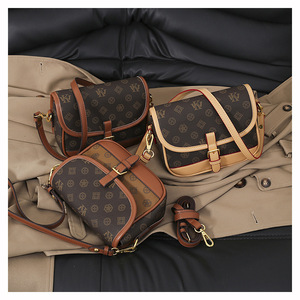 2025 nuova borsa a tracolla in pelle sintetica di alta qualità da donna di alta qualità nuovo vestito alla moda dal Design di lusso Versatile con stampa a fogli mobili <span class=keywords><strong>Messenger</strong></span> - Product Image 5