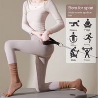 Chaussettes de yoga antidérapantes professionnelles universelles pour équipement et sols – Soutien d'équilibre pour l'entraînement des poses