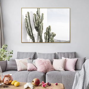 Peinture murale Guanjun Nouvelle Collection : Château Bohème <span class=keywords><strong>Cactus</strong></span> pour Salon, Décoration Intérieure, Tableau Flottant - Product Image 6