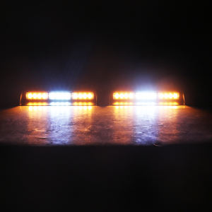 Feux de circulation personnalisés 18W 10 pouces <span class=keywords><strong>2</strong></span> en <span class=keywords><strong>1</strong></span> avec ventouses, montage <span class=keywords><strong>LED</strong></span> stroboscopique, éclairage intérieur de tableau de bord de voiture - Product Image 4