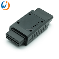 Boîtier Adaptateur d'Assemblage Automobile Mâle vers Femelle J1962 OBD 16 Broches, Outil de Diagnostic, Boîtier en Plastique OBD2
