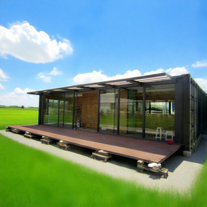 Ristorante Modulare Prefabbricato in Container da 20' e 40' Più Venduto, Bar a Basso Costo, Showroom in Pannelli Sandwich d'Acciaio, Design Industriale per Negozi - Product Image 1
