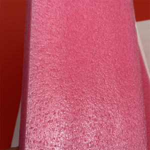 Esponja de espuma de uretano EPE altamente absorbente personalizada formas geométricas Rojas PE 30kg-65Kg/m3 hojas de espuma de embalaje Corte incluido - Product Image 1