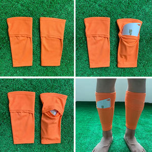 Nouvelles protections de tibia de football au design innovant, accessoires de protection de tibia, chaussettes de compression pour le football avec poche - Product Image 5