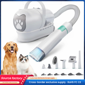 Kit de Aseo para <span class=keywords><strong>Perros</strong></span> de 400W con Bajo Nivel de Ruido, Cortadora de Pelo para Mascotas con Succión al Vacío, Cepillo de Aseo, Set de Limpieza y Eliminación de Pelo Suelto - Product Image 2