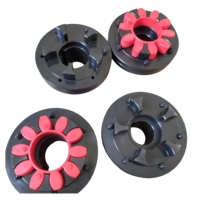 Accouplement à disque en fer et aluminium, type manchon à broche HL avec coussin élastique pour réducteur de machines industrielles