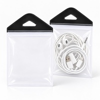 Sacs en PVC à fermeture éclair de couleur personnalisée pour le tri des bijoux, emballage cadeau, pochettes en PVC transparentes imprimées avec logo personnalisé pour les marques de vente au détail