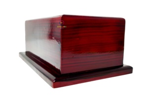 Urna de madera hecha a mano de alta calidad, urna de cremación de diseño moderno para cenizas humanas para mantener recuerdos, suministros funerarios - Product Image 3
