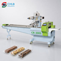 Machine d'emballage automatique de biscuits, emballage horizontal à grande vitesse pour biscuits, en-cas, produits de boulangerie, solution d'emballage alimentaire