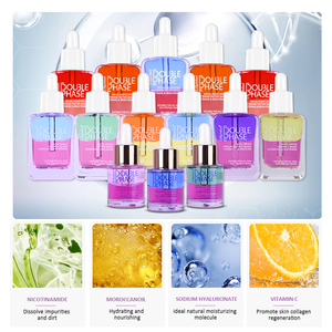 น้ำมันและเซรั่มสองเฟส OEM ODM ลบความหมองคล้ำและเส้นตาการดูแลส่วนบุคคลไฮยาลูโรกรดเซรั่มบำรุงรอบดวงตาสาระสำคัญ - Product Image 4