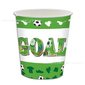 Set de Artículos para Fiesta de Fútbol, Platos de Papel, Vasos, Servilletas, Cubiertos, Tema de Portería, Kit Desechable para Celebración - Product Image 3