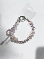 Bracelet de téléphone portable personnalisé unique en forme de nœud, accessoire de mode haut de gamme mignon avec cordon de perles, portable et durable