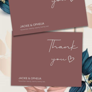 Mewah Terima Kasih Kartu Usaha Kecil Terima Kasih untuk Kartu Pembelian Anda Minimal Bisnis Terima Kasih Kartu Memesan Kemasan - Product Image 5