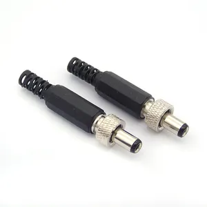 DC Power Plug Connector Male 5.5*2.5mm with 5A 30V Lock for Socket-High Current Connectors