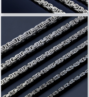 Bracelet à maillons en acier inoxydable plaqué cuivre et argent, tendance géométrique haut de gamme, unisexe, vente en gros d'usine