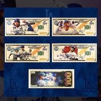 Uang Kertas Mookie Betts Model Baru Amerika 2026 Berlapis Emas 24K untuk Hadiah