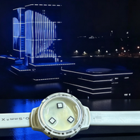 Système d'éclairage LED à pixels pour façades de bâtiments commerciaux