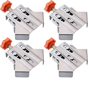 Abrazadera de ángulo recto de 90 grados con mango único ajustable de fábrica, clip de esquina de extremo cerrado de acero inoxidable <span class=keywords><strong>para</strong></span> herramientas de carpintería - Product Image 1