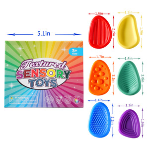 Juguete Sensorial de Silicona, Divertido, para Aliviar la Ansiedad y el Estrés, Textura Personalizada, Color Personalizado, Aprietable, para Niños con Autismo - Product Image 3