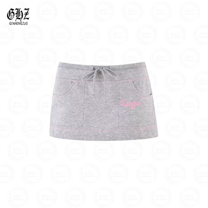 Completo <span class=keywords><strong>Abbigliamento</strong></span> <span class=keywords><strong>Donna</strong></span> 2026: Set Due Pezzi Casual Y2K con Vestito Corto a Maniche Lunghe e Colletto, Personalizzabile con Logo - Product Image 4