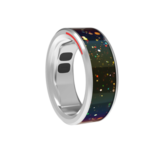 Anello Fitness intelligente di moda per uomo e donna pulsossimetro con controllo App pernice Tracker Touch Screen di coppia Gesundheits Tracker - Product Image 2