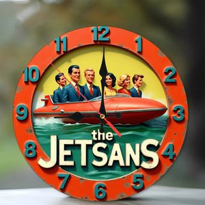 <b>Round</b> Wooden Wall Clock 25cm Slim Frame Silent Non Ticking Home Office Simple Wall Clock - Product Image 3