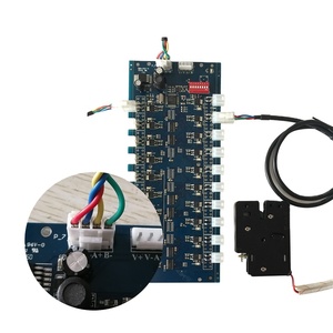 บอร์ดควบคุมการเข้าออกอัจฉริยะ Dewo DW-SK24 ระบบสื่อสาร TCP/IP ใช้พลังงานต่ำ วัสดุฐาน CEM-1 ผิว OSP ตู้ล็อกเกอร์โลจิสติกส์ - Product Image 1