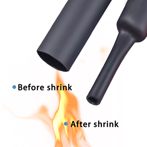 <span class=keywords><strong>Manchon</strong></span> thermorétractable pour câbles, barres omnibus en cuivre, étanche, isolé, en thermoplastique, coloré, pour câblage, rétrécissement 2:1 - Product Image 6