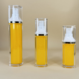 ขวดแบ่งบรรจุแบบพกพาสองชั้น 15 มล. 30 มล. 50 มล. ขวดโลชั่นเครื่องสำอางพร้อมสปริงภายนอกสำหรับมอยเจอร์ไรเซอร์สำหรับผู้ใหญ่ - Product Image 1