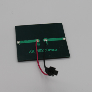 แผงเรซินอีพ็อกซี่พลังงานแสงอาทิตย์ 55x30 มม. 3V 150mA โมดูลเซลล์แสงอาทิตย์โพลีคริสตัลไลน์ซิลิคอนสำหรับการชาร์จแบตเตอรี่ - Product Image 1