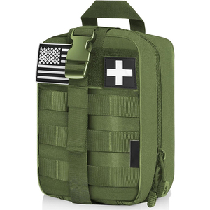 Sac médical imperméable, système Molle, polyester, grande capacité, pochette détachable robuste, trousse de premiers soins d'urgence, ambulance médicale - Product Image 1